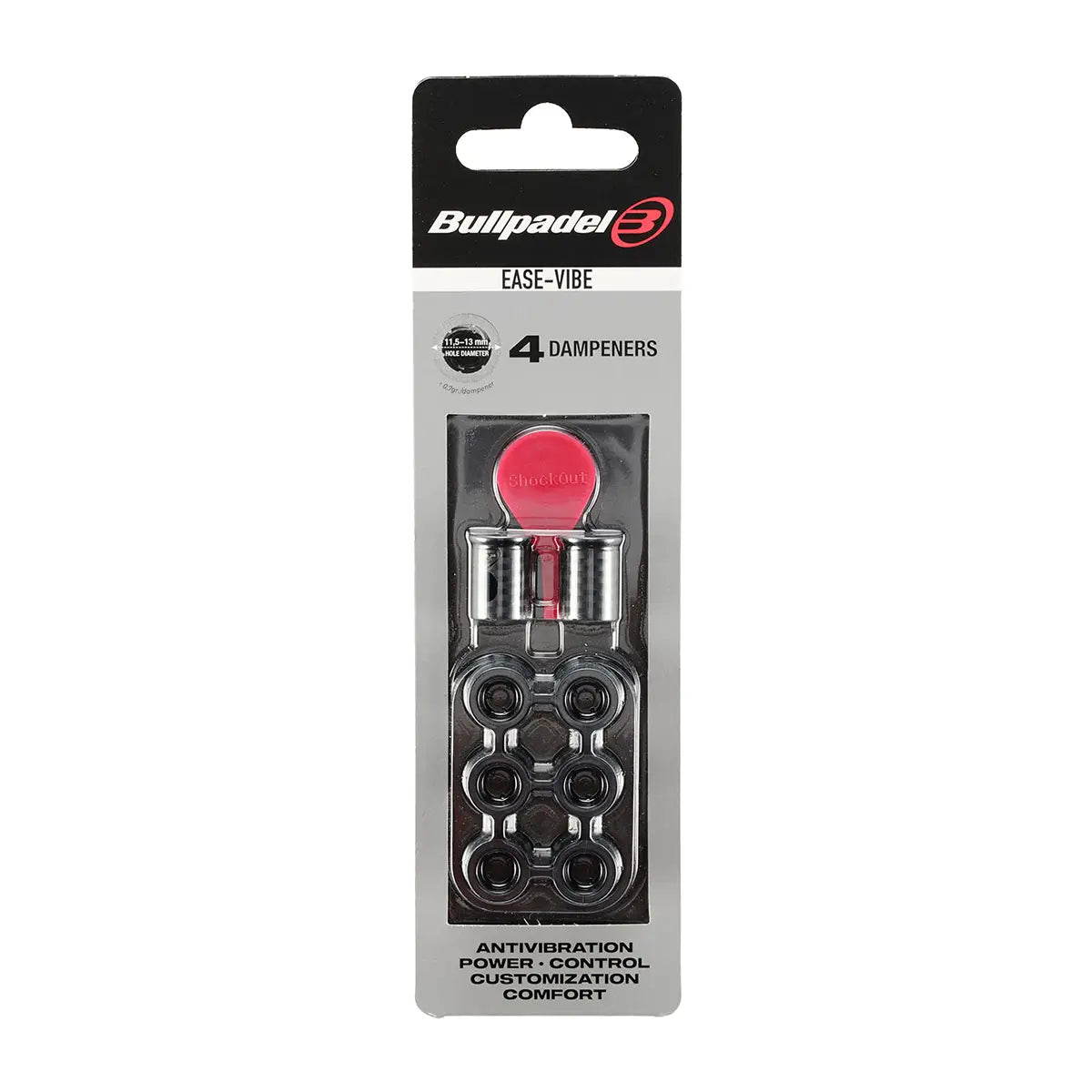 BLISTER (4 PCS) EASE VIBE ANTIVIBRATOR BULLPADEL