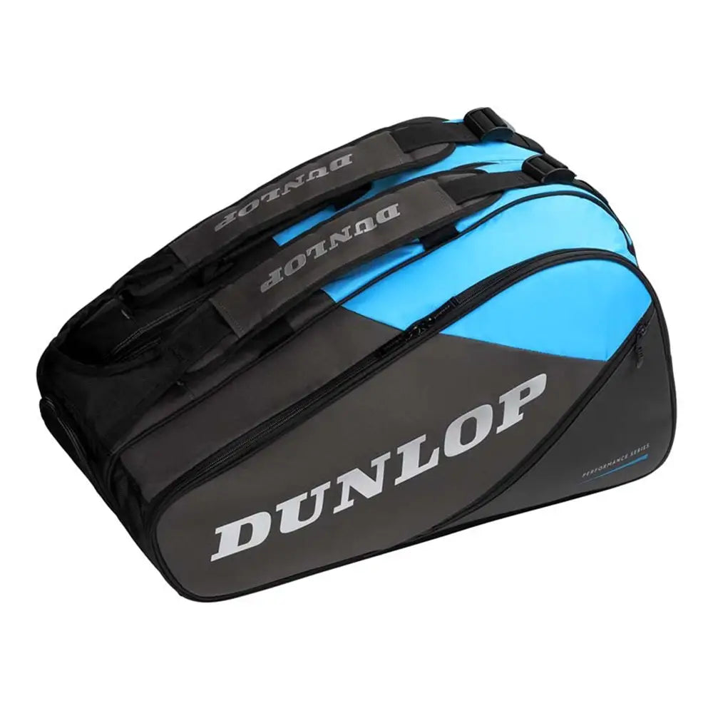 PADELBAG DUNLOP FX PERFORMANCE BLACK/CYAN/GUN METAL