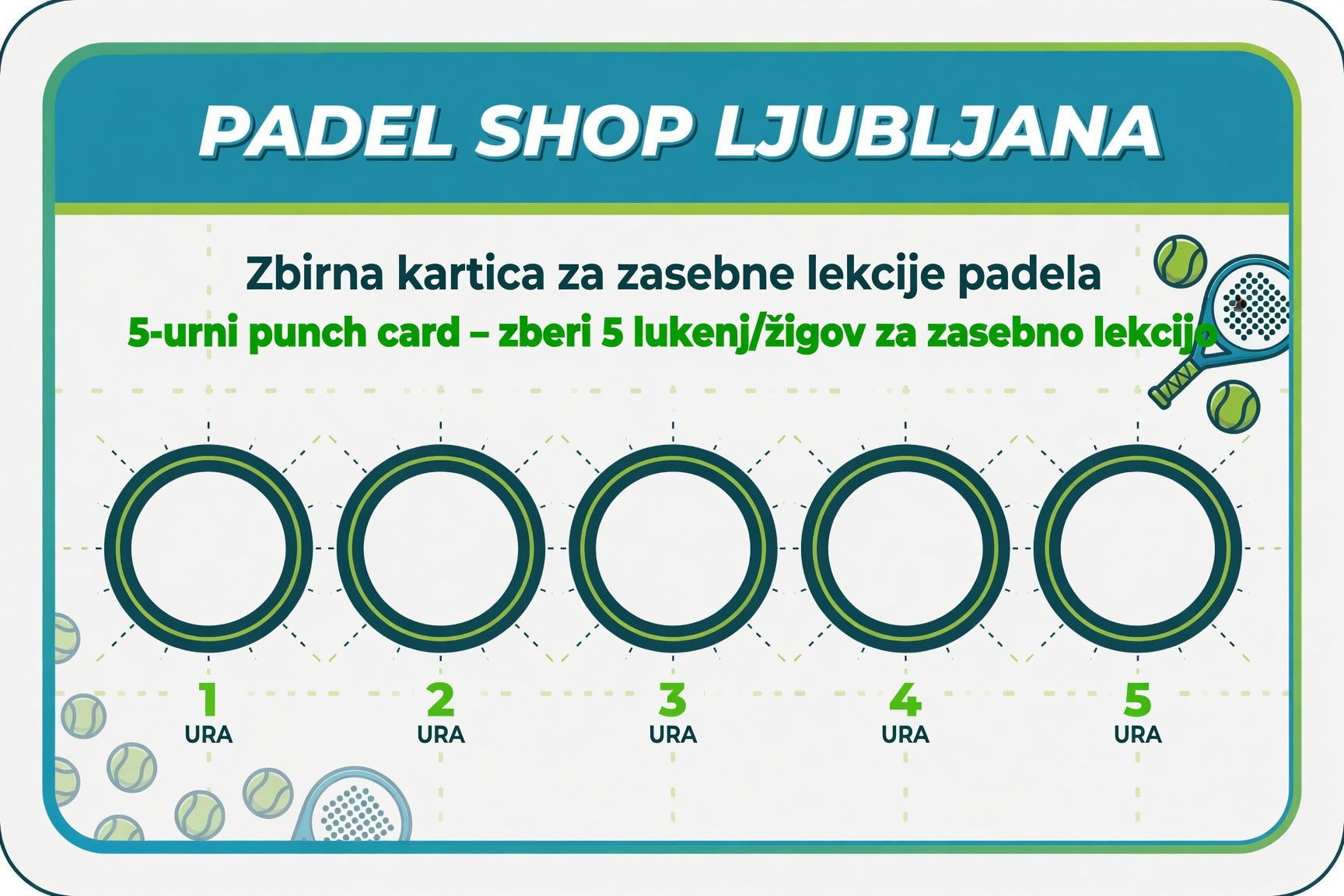 5x Zasebna ura